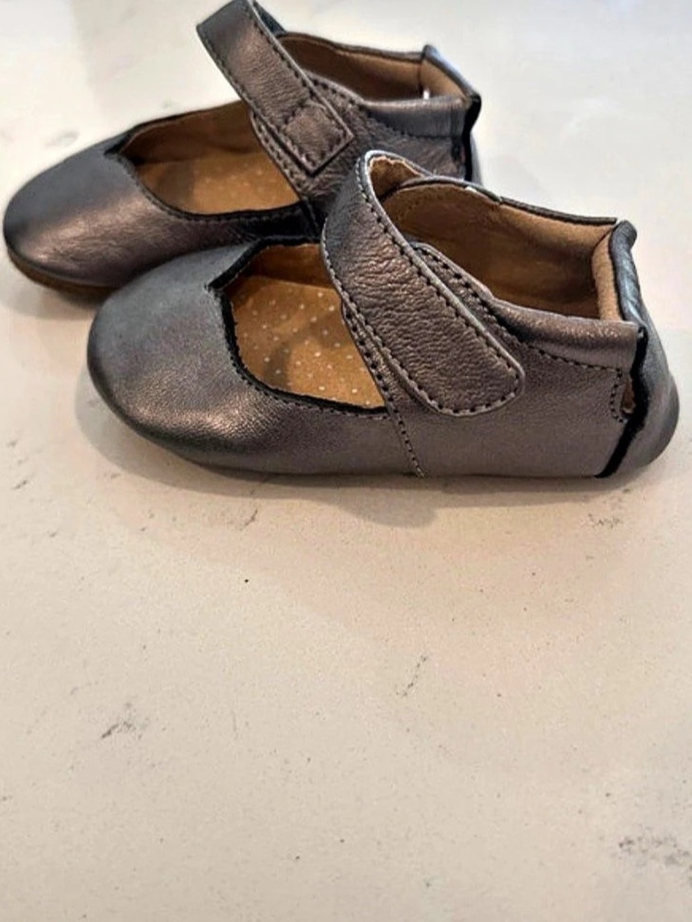Live & Luca Mary Jane Dress Shoes in Gray